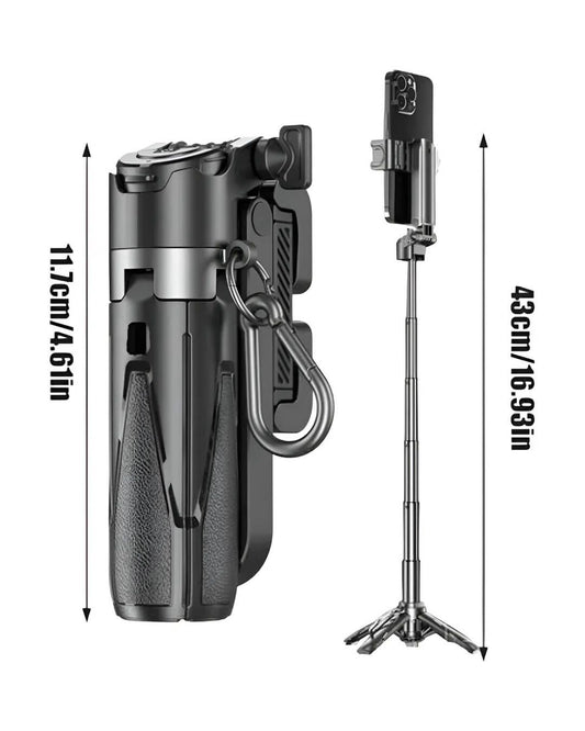 P15 Mini Rotating Tripod Stand Selfie Stick
