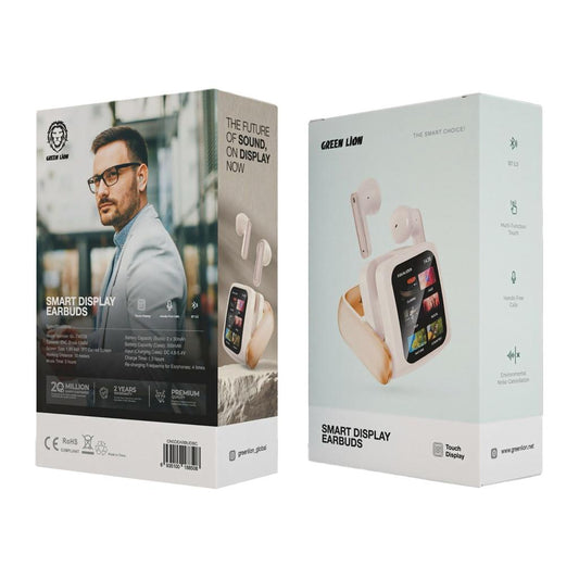 Green Lion Smart Display Earbuds