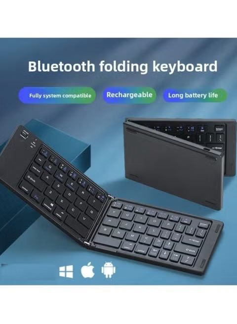 B028 Two-Fold Portable Mini Bluetooth Keyboard