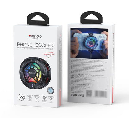 C226 Semiconductor Refrigeration Fast Cooling With LED Status Display Magnetic Mobile Phone Cooler