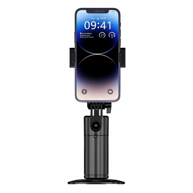 Q1 AI Automatic Face Tracking Cloud Platform Gimbal Tripod Head Desktop Stand Smartphone Video 360 Degree Object Tracking Holder
