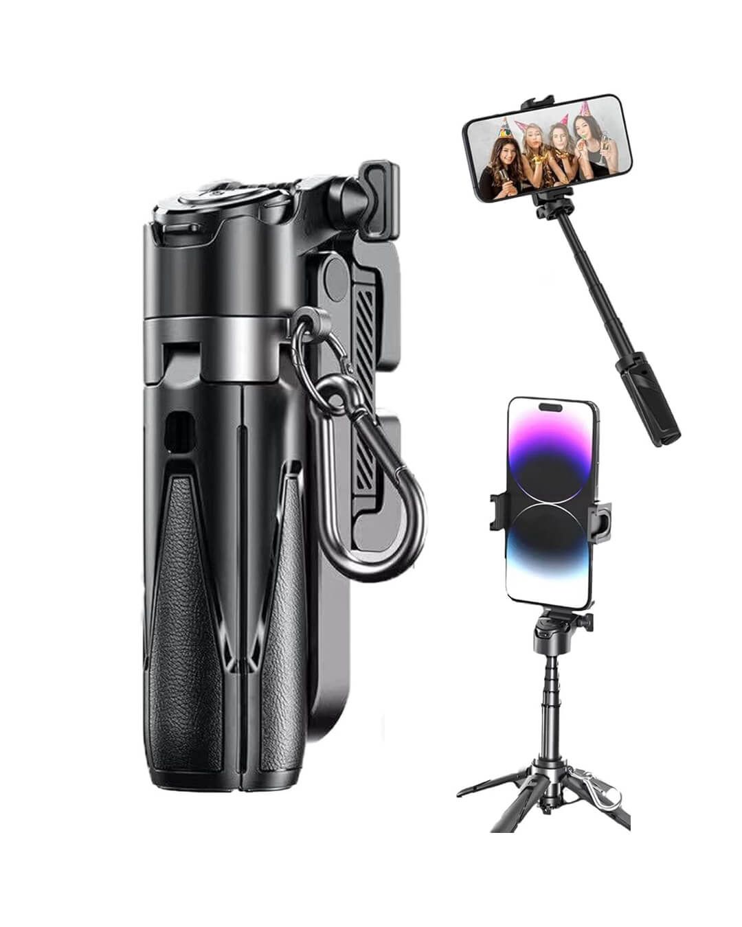 P15 Mini Rotating Tripod Stand Selfie Stick