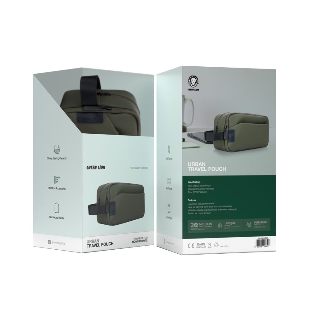 Green Lion Urban Travel Pouch