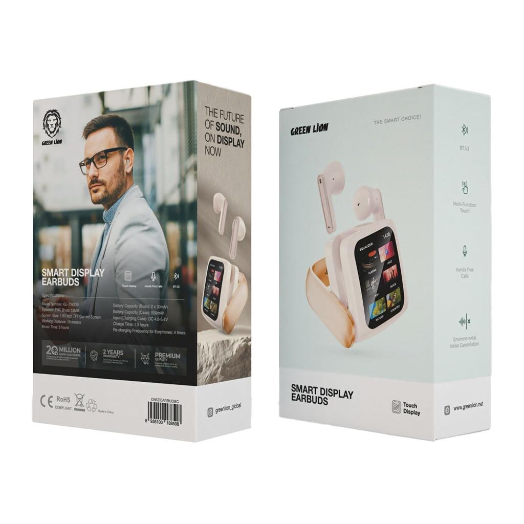 Green Lion Smart Display Earbuds