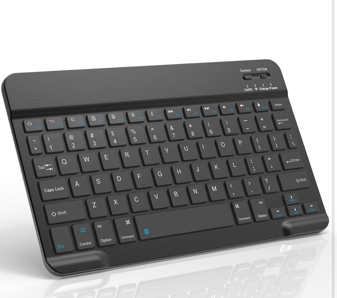 Bluetooth Standard Keyboard - Wireless -type On Anything -Many Compatible